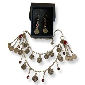 🆕Boho Jewelry Set from Istanbul-Earrings and Necklace